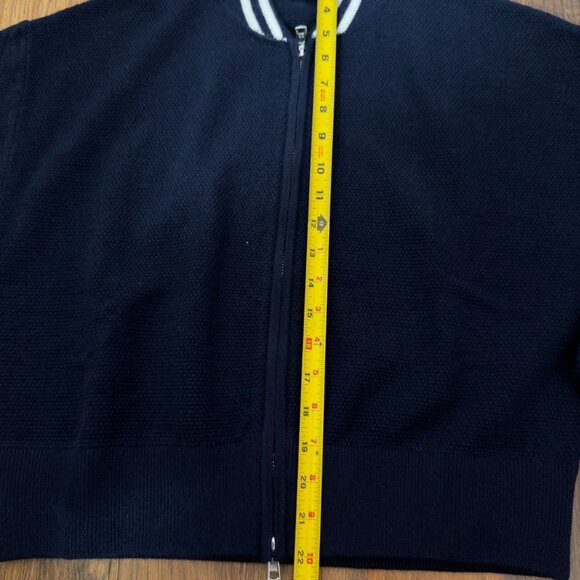 Alo Yoga Tennis Club Sweater Knit Skirt Set - Navy Blue Size M - Picture 4 of 15